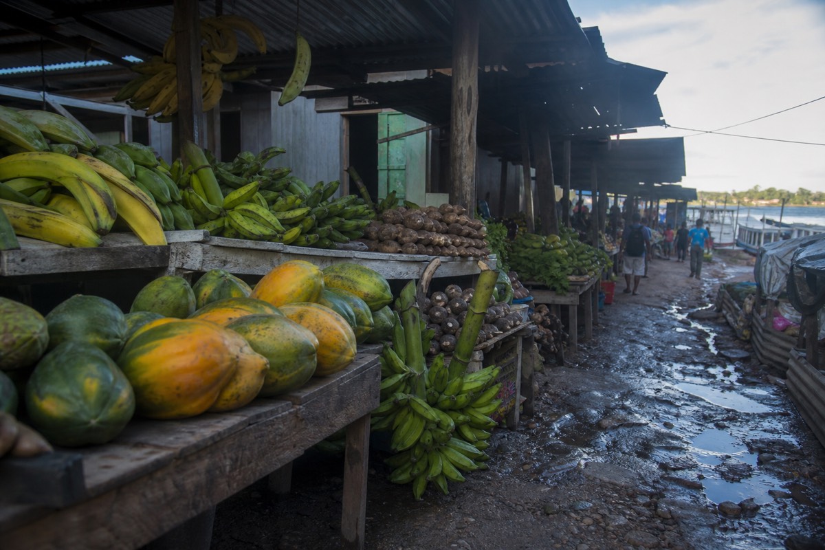 The riverside market at Belen, Iquitos, a place standard safety advice applies to