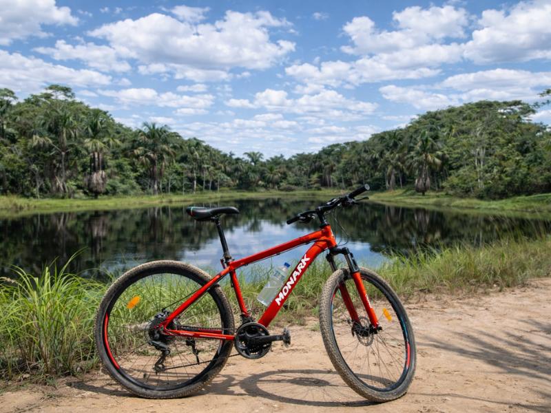 Peruvian Rainforest Biking Tour with Lagoon Visit